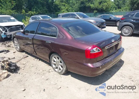 2002 Infiniti Q45 Luxury from USA, damaged, VIN JNKBF01A72M002885